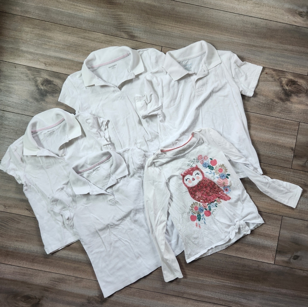 5 Pc Girl Top Lot L 10/12